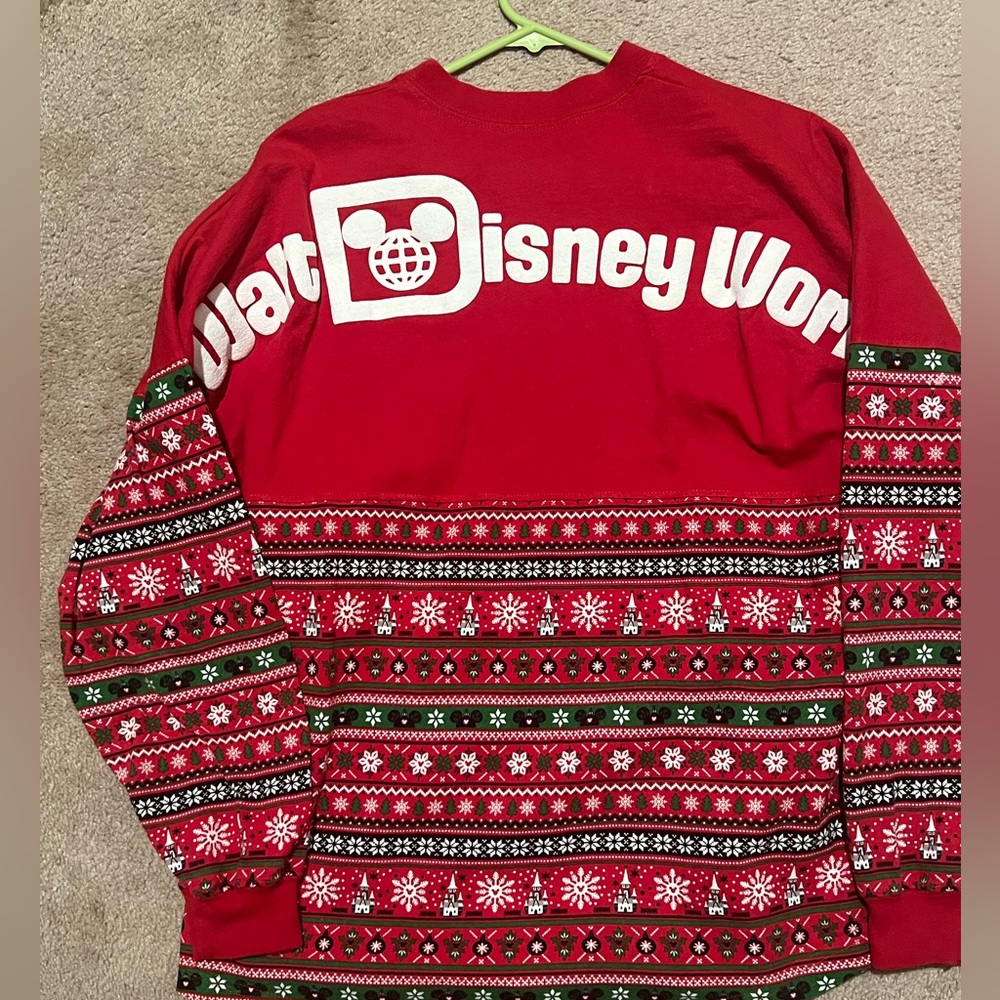Adult Walt Disney world 2018 fair isle Christmas spirit jersey size medium